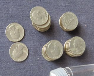 Lot 42 Washington Quarters 1973