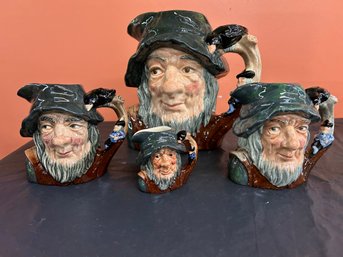 Four (4) Royal Doulton - Rip Van Winkle