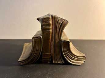 Pair Of Brass Book Bookends