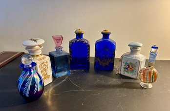 Seven Perfume Bottles