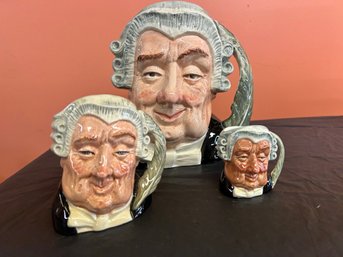 Three (3) Royal Doulton - The Lawyer