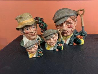 Four (4) Royal Doulton - The Gardener