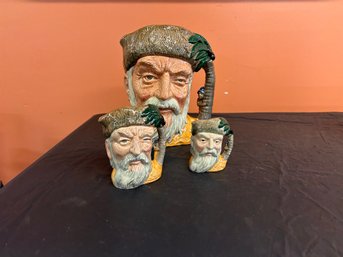 Three (3) Royal Doulton - Robinson Crusoe