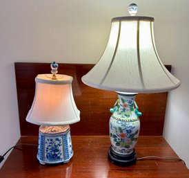 Two Asian Style Lamps