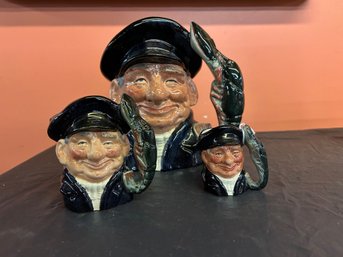 Three (3) Royal Doulton - Lobster Man