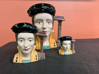 Three (3) Royal Doulton - Catherine Parr