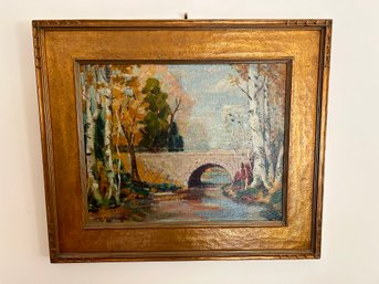 Oil On Board Signed Eckberg -