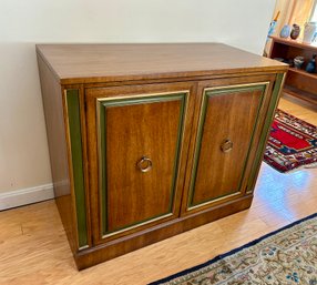 Two Door Console Cabinet - Converted Into Stereo Cabinet -19x38x32