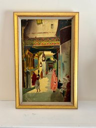 Morocco Painting  12x18 Framed