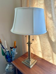 Tall Brass Table Lamp - 27 Inches