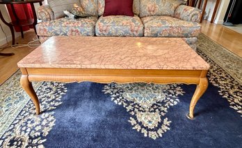 Marble Top Coffee Table 22.5x45.5