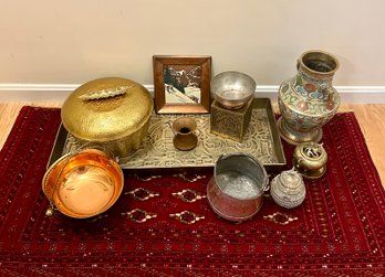 Generous Lot Of Copper And Brass Items