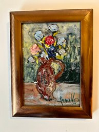 Edith Ferullo Acrylic Painting - 6.5x8.5 Framed