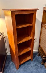 Narrow Bookcase With 3 Adjustable Shelves