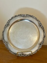 7.5 Inch Silver Tray Marked 800  -   Wt 200grams