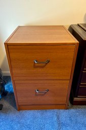 Modern Wood 2 Drawer File Cabinet 20.5x24x28