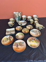 Twenty (20) Royal Doulton Pieces Dickens Ware