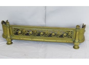 Brass Empire Period Fireplace Fender