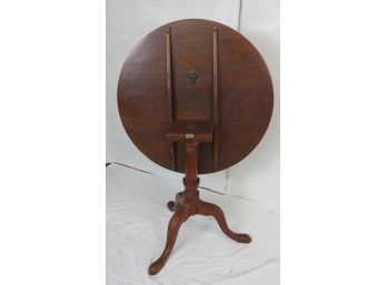 Queen Ann Mahogany Tilt Top Tea Table