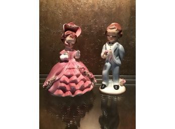 PAIR OF 1950’s JOSEF ORIGINALS OF CALIFORNIA FIGURINES “JEANINE & HENRI”