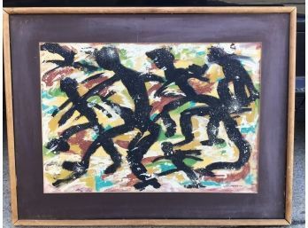 ORIGINAL EXPRESSIONIST PAINTING BY EMMY LICHTWITZ KRASSO ~1895-1974~