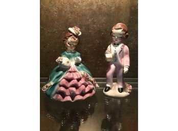 PAIR OF 1950’s JOSEF ORIGINALS OF CALIFORNIA FIGURINES “SIMONE & JACQUES”