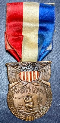 Unique, Vintage, Rare Mexican Border Service Medal