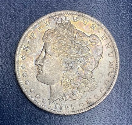 1885  '0' Circulated Morgan Silver Dollar