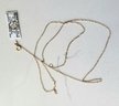 VINTAGE THIN  GOLDTONE  CHAIN -NEW WITH TAG--18'L