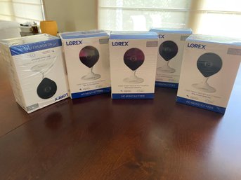 'LOREX' Smart Indoor Wi-fi Cameras- Five Pieces NEW  With Original Boxes