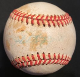 Phil Rizzuto HOF Vintage Autopgraphed Signed Baseball, From A Private Collector, Private Estate, No COA