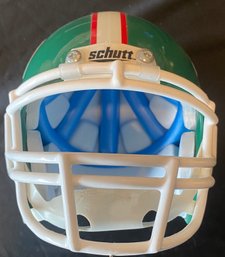 Mark Sanchez Dedicated Autographed Football Mini Jets-green ESPN New York Helmet, Private Collector, No COA