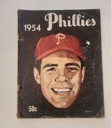 VINTAGE PHILLIES YEARBOOK --1954