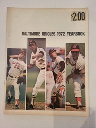 VINTAGE BALTIMORE ORIOLES YEARBOOK--1972