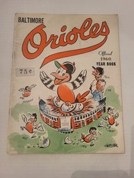 VINTAGE BALTIMORE ORIOLES YEARBOOK--1960