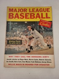 VINTAGE MAJOR LEAGUE BASEBALL MAGAZINE--1962