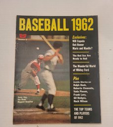 VINTAGE BASEBALL 1962 MAGAZINE -NUMBER 3