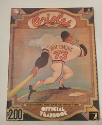 VINTAGE ORIOLES OFFICIAL YEARBOOK --1973