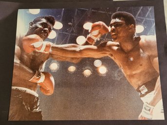 VINTAGE MUHAMMAD ALI VS. PATTERSON-8  X 10 Color Glossy -1965 BOXING PHOTO