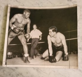 VINTAGE MAURIELLO VS BIVINS BOXING 'STATE EDITION'  PHOTO (9/15/42)