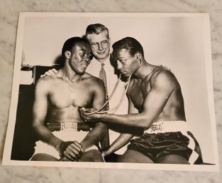 VINTAGE GAVILAN VS BRATTON BOXING 'THE RING'  PHOTO(11/6/53)