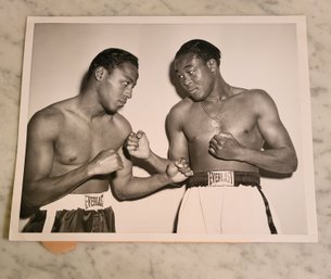 VINTAGE BRATTON VS GAVILAN BOXING 'THE RING' PHOTO (11/8/53)