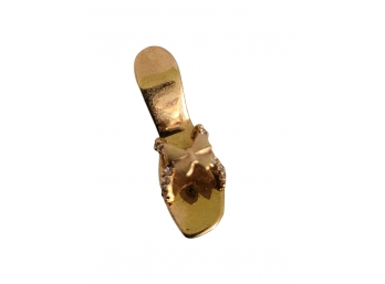 14K YELLOW GOLD SHOE CHARM --2.6G