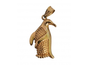 14K YELLOW GOLD PENGUIN CHARM--2.8G-solid Gold!