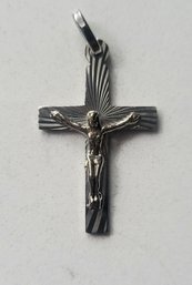 VINTAGE STERLING SILVER MARKED 925 -ITALY CROSS PENDANT