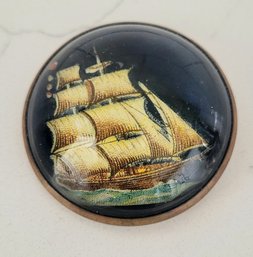 ANTIQUE EQUESTRIAN ENGLISH ESSEX  LARGE  NAUTICAL BROOCH!