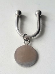 VINTAGE STERLING SILVER MARKED 925 CHARMED KEYCHAIN