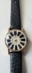 VINTAGE 'ACCRO' WATCH WITH BLACK BAND---8'L---AS IS