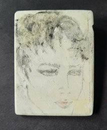 NEW PORTRAIT BROOCH---WITH TAG