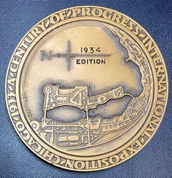 Chicago 1933 A Century Of Progress International Exposition Medal, Chicago World Fair